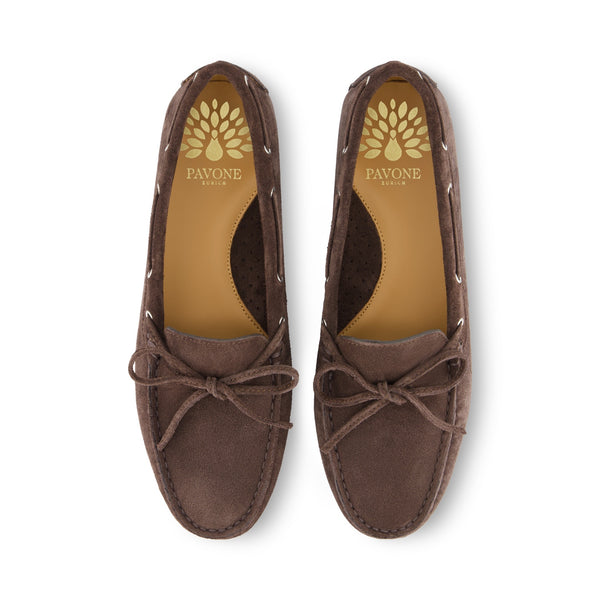 CELESTE Schoko Veloursleder