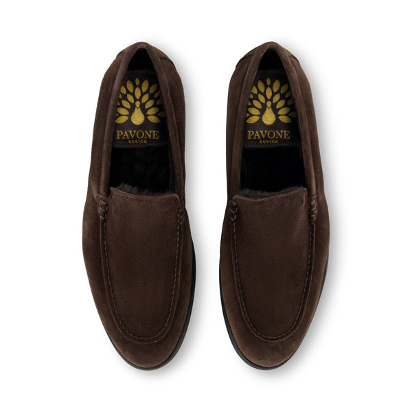 FLORENCE agneau velours bleu foncé