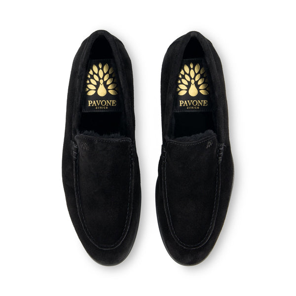 FLORENCE agneau velours bleu foncé