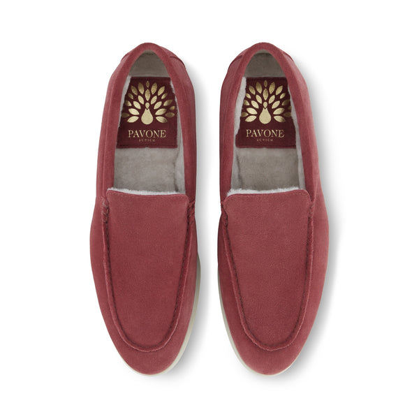 FLORENCE  Burgund Velours Lammfell