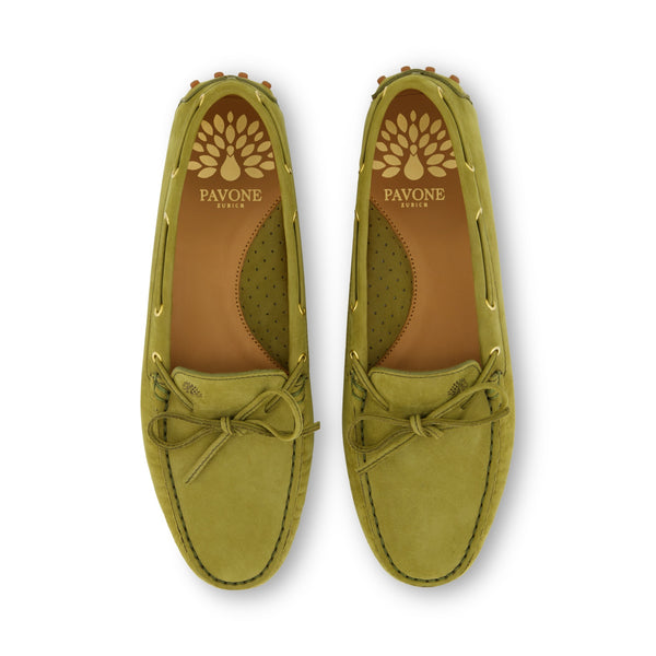 CÉLESTE OLIVE nubuck